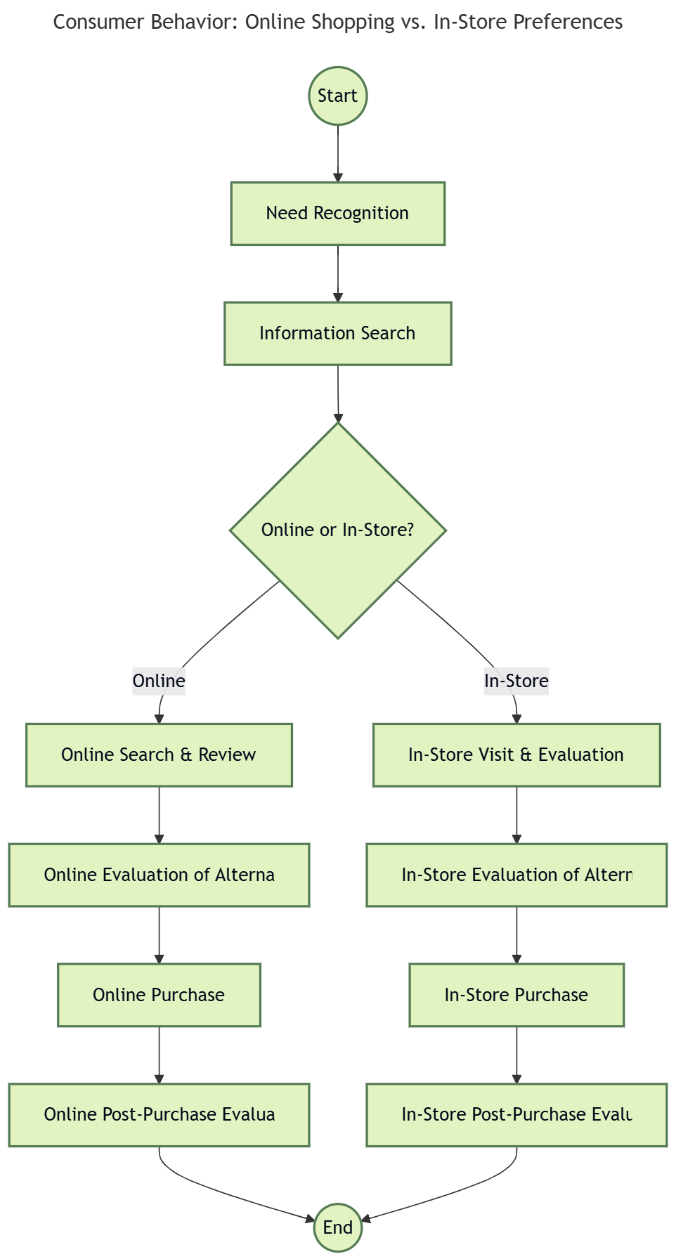Consumer Behavior: Online Shopping vs. In-Store Preferences