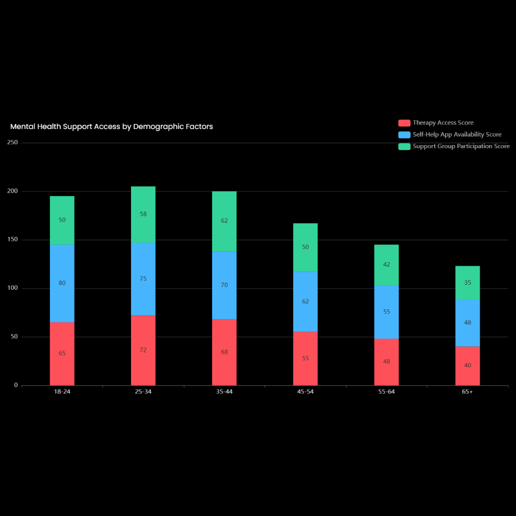 Mental Health Support Access by Demographic Factors